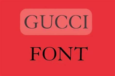 gucci font dafont.